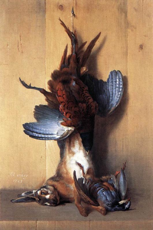 OUDRY, Jean-Baptiste Still-life with Pheasant Germany oil painting art